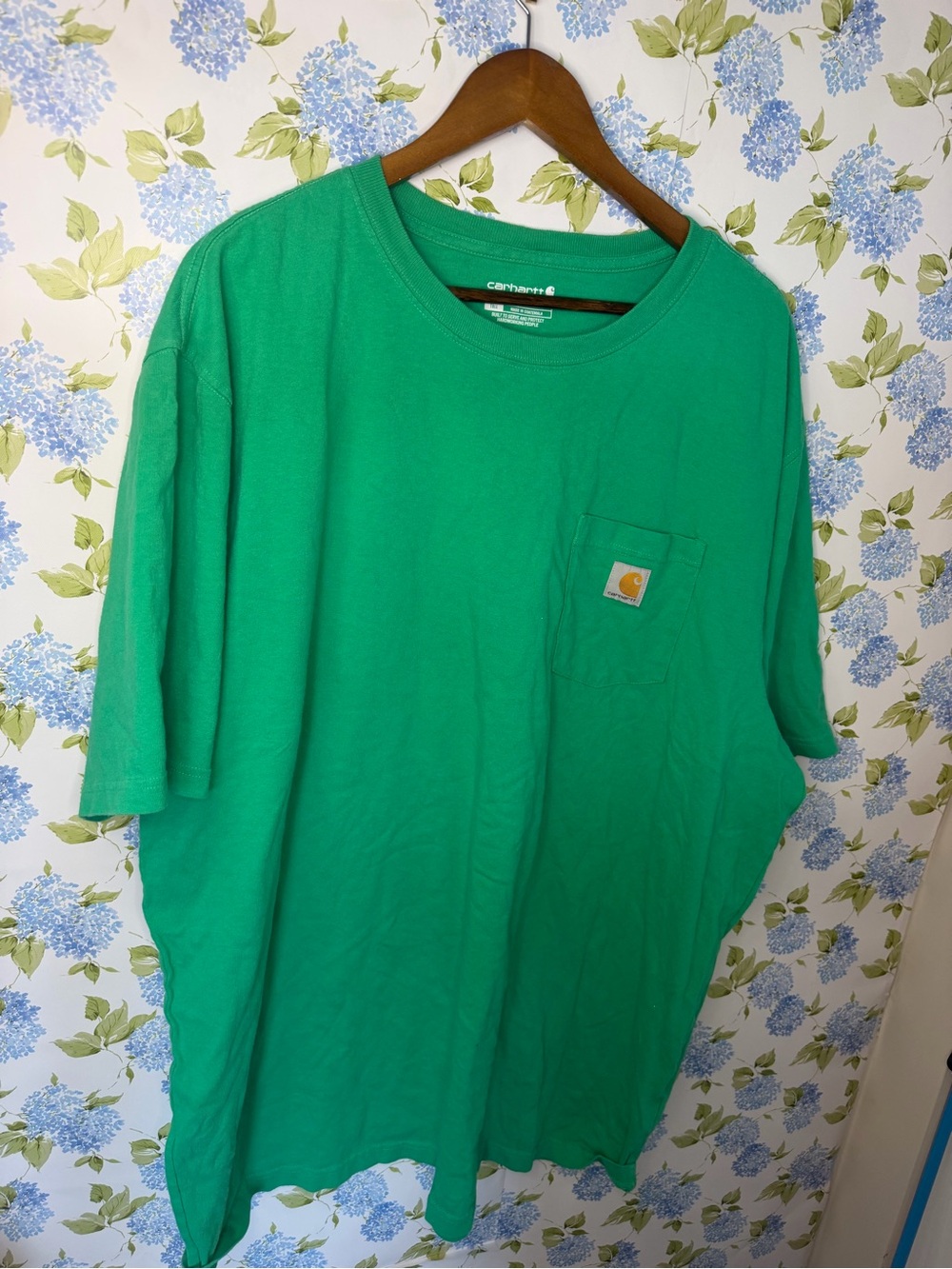 Carhartt Men’s Bright Green Pocket Tee